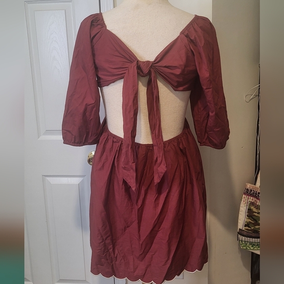 Anthropologie Forever That Girl Boho Cotton Dress - 1X - Picture 4 of 5